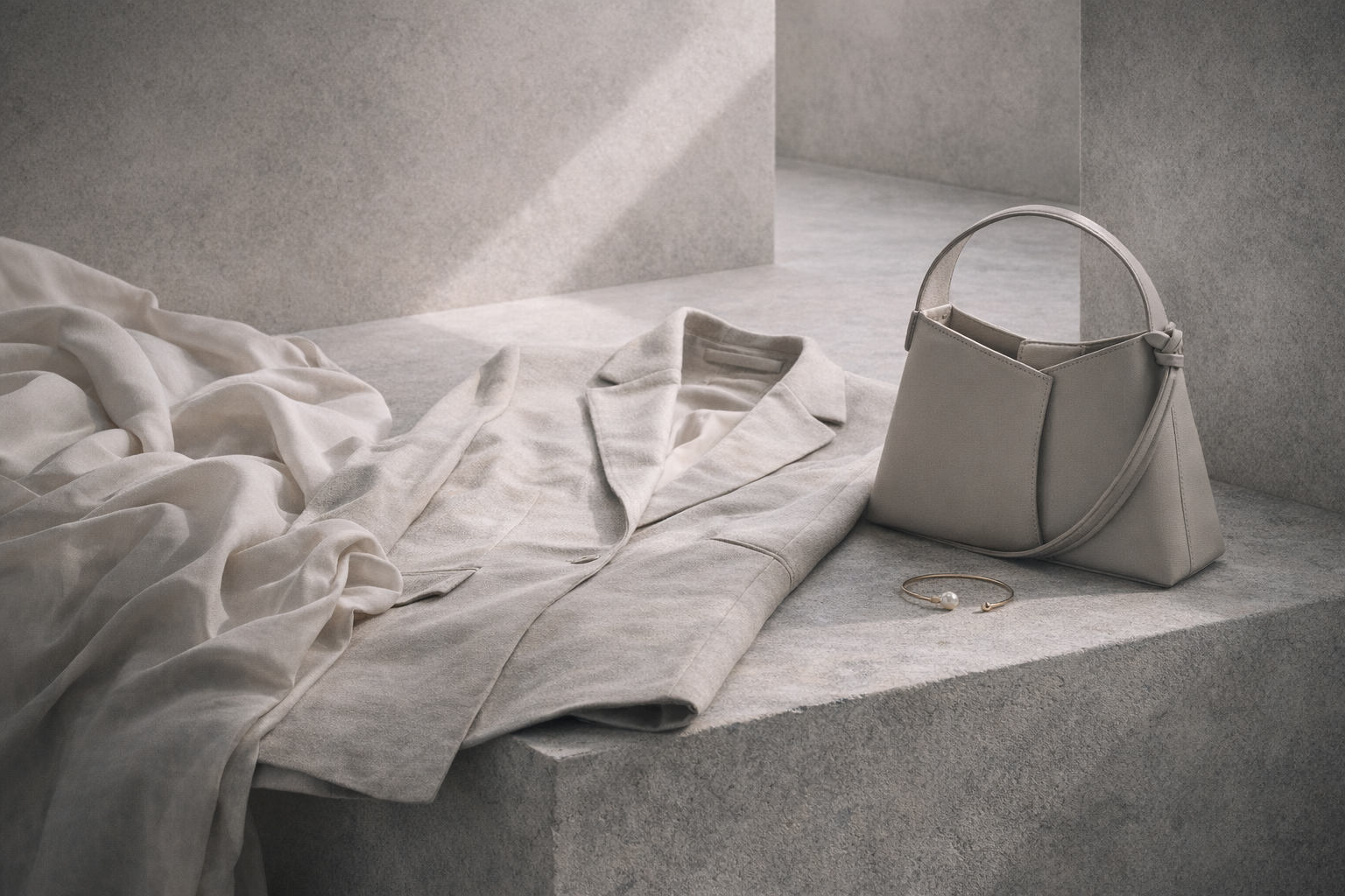 Minimalist still life arrangement